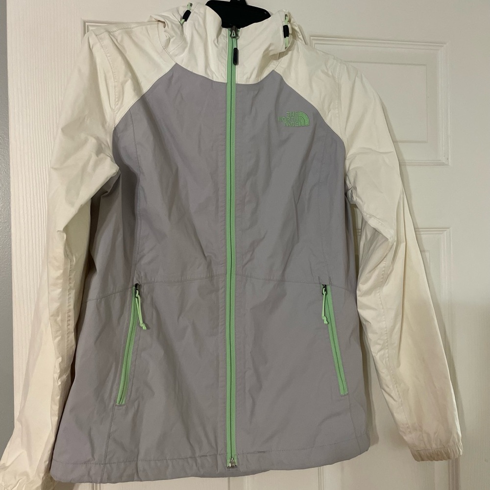 The North Face Hyvent Cream Gray Women's Jacket Size S